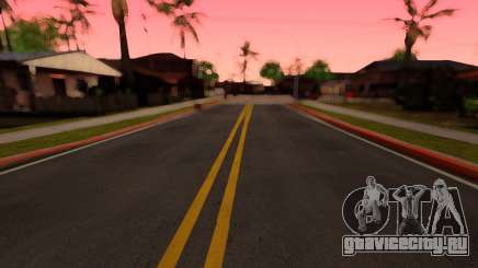 Улучшенные текстуры дорог для GTA San Andreas