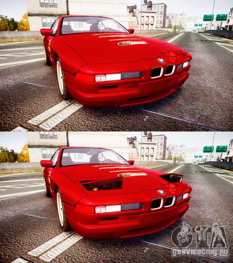 BMW E31 850CSi 1995 [EPM] Castrol Red для GTA 4