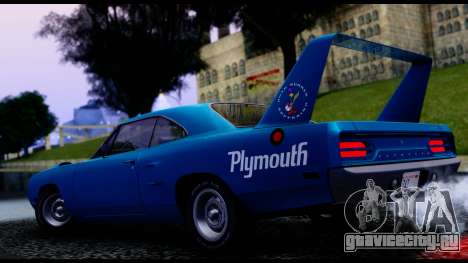 Plymouth Roadrunner Superbird RM23 1970 IVF для GTA San Andreas