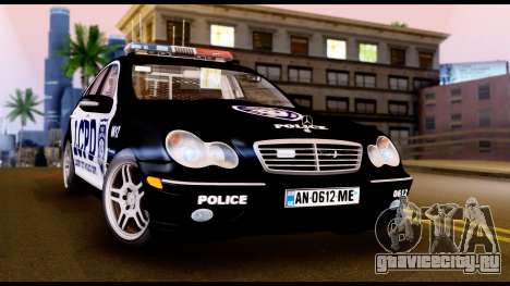 Mercedes-Benz C32 AMG Police для GTA San Andreas