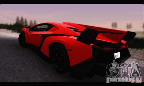 Lamborghini Veneno White-Black 2015 (HQLM) для GTA San Andreas