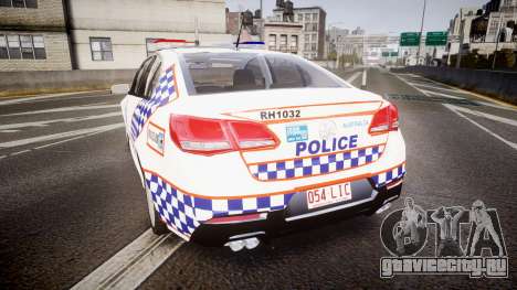 Holden VF Commodore SS Queensland Police [ELS] для GTA 4