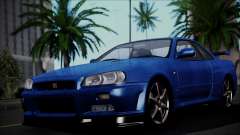 Nissan Skyline GT-R V Spec II 2002 для GTA San Andreas