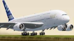 Airbus A380-800 F-WWDD Etihad Titles для GTA San Andreas