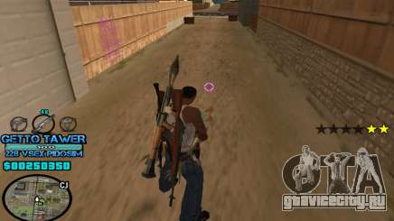 C-HUD Ghetto by Inovator для GTA San Andreas