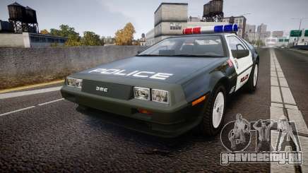 DeLorean DMC-12 [Final] Police для GTA 4