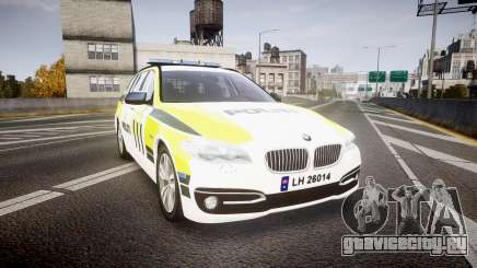 BMW 530d F11 Norwegian Police [ELS] для GTA 4