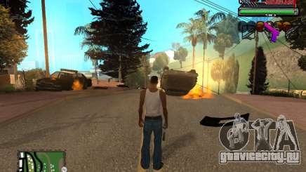 C-HUD Tawer Ghetto для GTA San Andreas