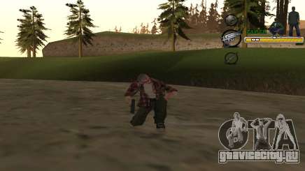 C-HUD TaweR Green для GTA San Andreas