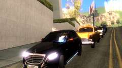 Mercedes-Benz Long S65 W222  Black loaf для GTA San Andreas