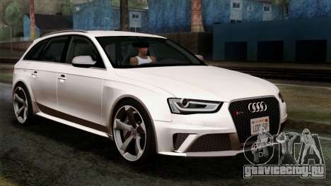 Audi RS4 Avant B8 2013 v3.0 для GTA San Andreas