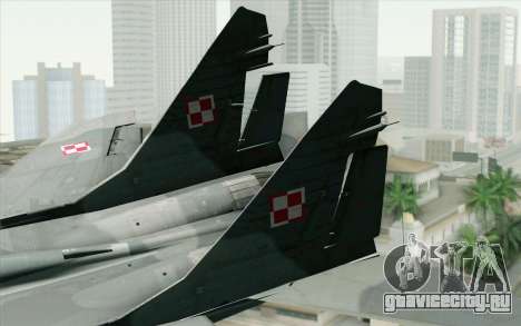 MIG-29 Polish Air Force для GTA San Andreas