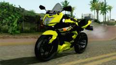 Kawasaki Ninja 250RR Mono Yellow для GTA San Andreas