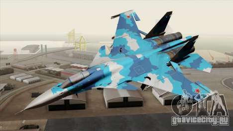 SU-33 Flanker-D Blue Camo для GTA San Andreas