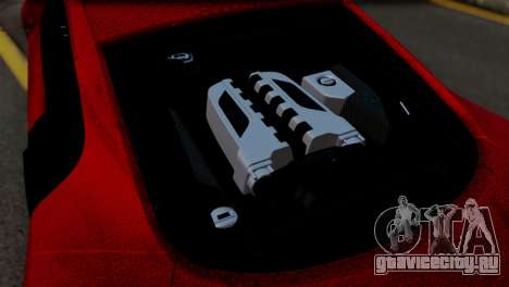 Audi R8 V10 v1.0 для GTA San Andreas