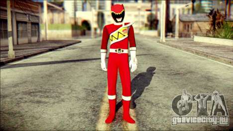 Power Rangers Kyoryu Red Skin для GTA San Andreas