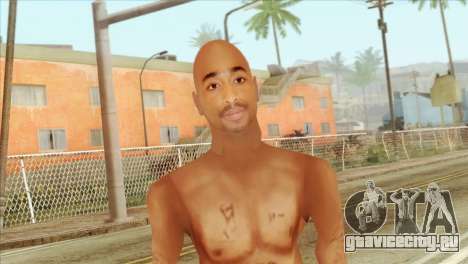 Tupac Shakur Skin v3 для GTA San Andreas