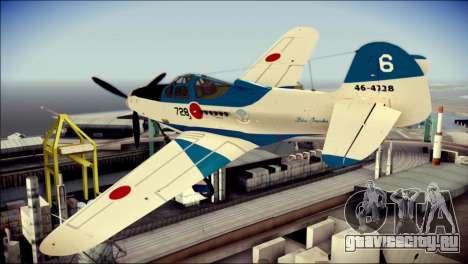 P-39N Airacobra JASDF Blue Impulse для GTA San Andreas