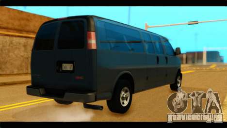 GMC Savana 3500 Passenger 2013 для GTA San Andreas