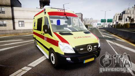 Mercedes-Benz Sprinter 311 cdi Belgian Ambulance для GTA 4