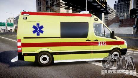 Mercedes-Benz Sprinter 311 cdi Belgian Ambulance для GTA 4