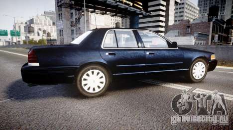 Ford Crown Victoria NYPD Unmarked [ELS] для GTA 4