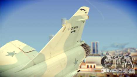 Dassault Mirage 2000-C FAB для GTA San Andreas