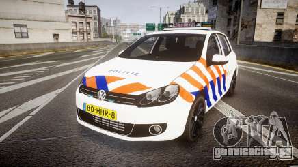 Volkswagen Golf Mk6 Dutch Police [ELS] для GTA 4