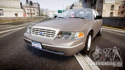 Ford Crown Victoria NYPD Unmarked [ELS] Old для GTA 4