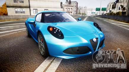 Alfa Romeo 4C 2014 HD Textures для GTA 4