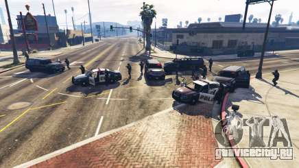 Hardcore Police Chasing для GTA 5