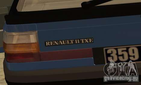 Renault 11 TXE Taxi для GTA San Andreas