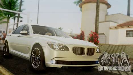 BMW 7 Series F02 2012 для GTA San Andreas