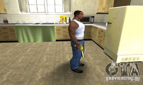 Yellow Deagle для GTA San Andreas