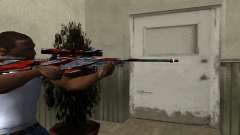 Red Flag Sniper Rifle для GTA San Andreas