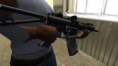 Full Black Automatic Gun для GTA San Andreas