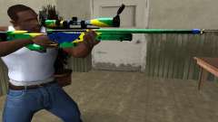 Three Colors Sniper Rifle для GTA San Andreas