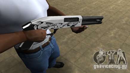 Mini White Shotgun для GTA San Andreas