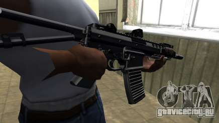 Full Black Automatic Gun для GTA San Andreas