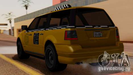 Landstalker Taxi SR 4 Style для GTA San Andreas