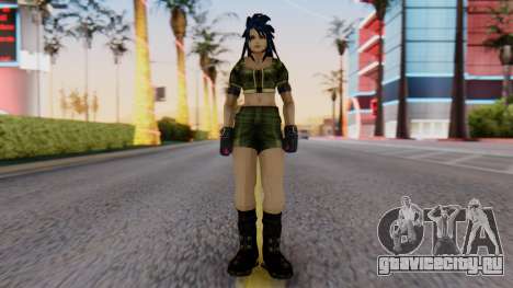 Leona from KoF Maxium Impact для GTA San Andreas