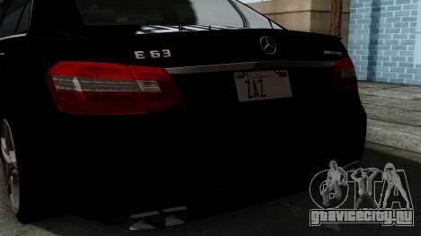 Mercedes-Benz E63 AMG Police Edition для GTA San Andreas