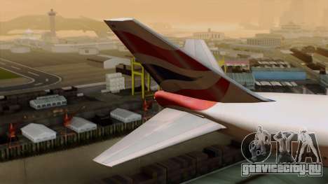 Boeing 747 British для GTA San Andreas