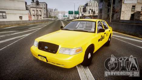 Ford Crown Victoria 2011 NYC Taxi для GTA 4