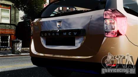 Dacia Logan MCV Stepway 2014 для GTA 4