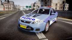 Ford Falcon FG XR6 Turbo NSW Police [ELS] v2.0 для GTA 4