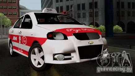 Chevrolet Aveo Taxi Poza Rica для GTA San Andreas