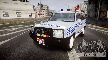 Toyota Land Cruiser 100 2005 Police [ELS] для GTA 4
