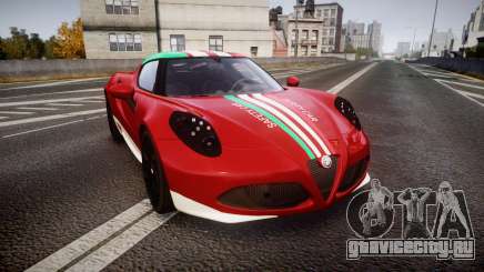 Alfa Romeo 4C 2014 SBK Safety Car для GTA 4