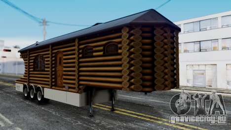 Scania Showtrailer Blockhütte для GTA San Andreas